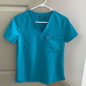 Figs Teal top Catarina